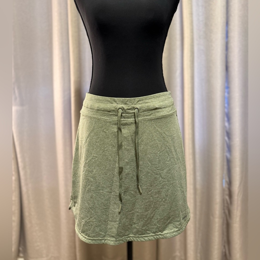 Ascend Sage Green Mini Skirt w Built in Shorts - Size XS